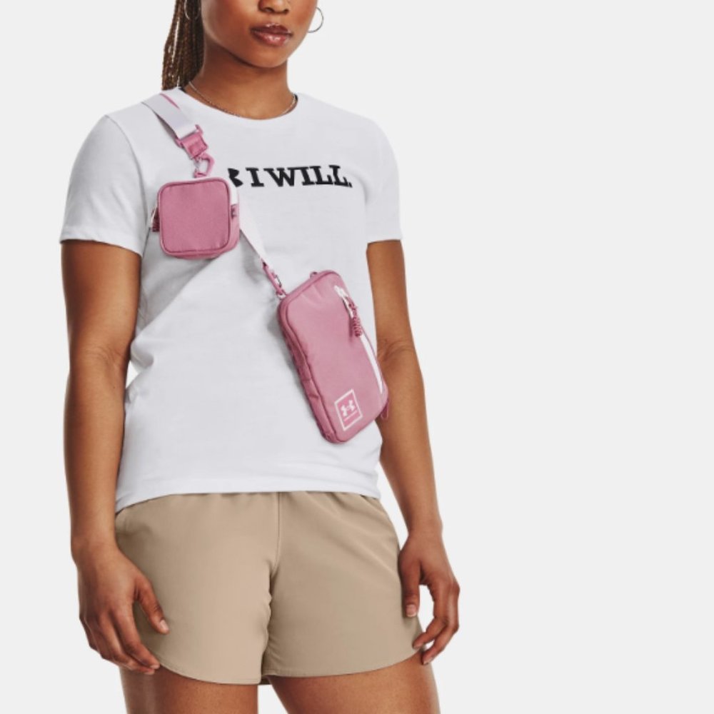 UA Loudon Crossbody Small Pink and White - Picture 2 of 10